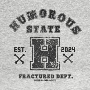 Humorous State Black T-Shirt